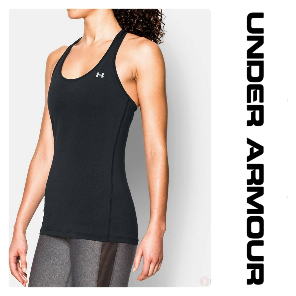 Under Armour Black HeatGear Tank Top Size S